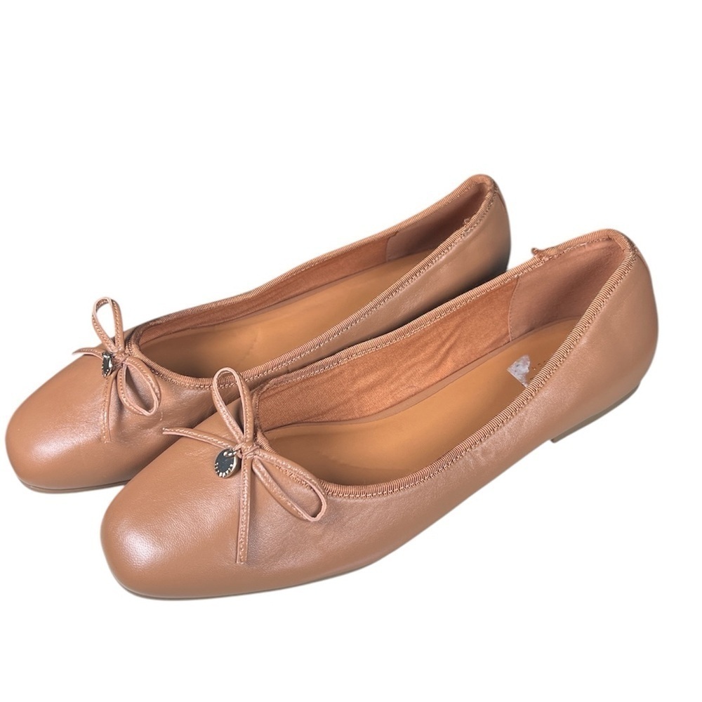 Ted Baker bayana  leather ballerina flat high vamp 10.5 women’s